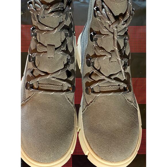 Sorel Explorer III Joan Womens 8 Quarry Chalk Waterproof Insulated WP Boots - Picture 4 of 12